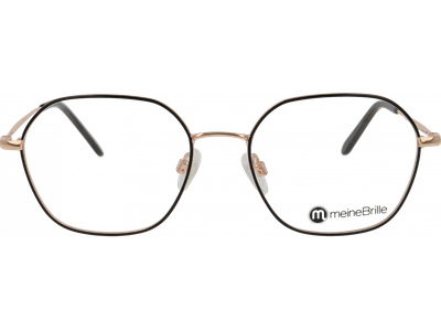 meineBrille Brille Unisex meineBrille 04-30000-01 Schwarz/ Kupfergold Ansicht 2