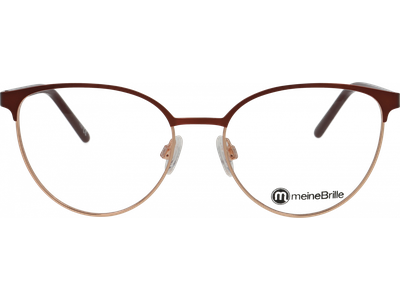 meineBrille 04-30010-02 Rot matt/Kupfergold glänzend - Ansicht 2