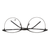 meineBrille 04-96030-01, Schwarz Matt umgedreht