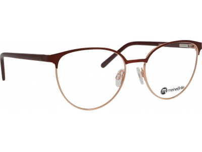 meineBrille 04-30010-02 Rot matt/Kupfergold glänzend - Ansicht 4