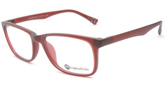 meineBrille 04-69010-01 , Rot matt - Ansicht 2