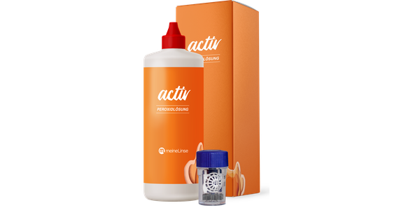 meineLinse activ Peroxidlösung Einzelflasche - Ansicht 2