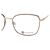 meineBrille 04-12080-01, Gold matt / Dunkelbraun matt Nah