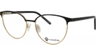 meineBrille 04-30010-01 Schwarz matt/Gold glänzend