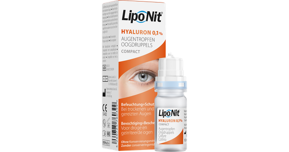 LipoNit Augentropfen 0,1% Hyaluron Einzelflasche - Ansicht 3