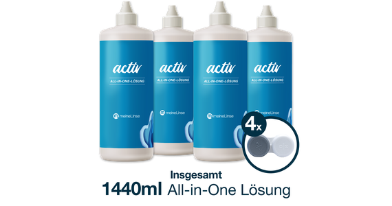 meineLinse activ All-in-One 4x360 ml - Ansicht 3