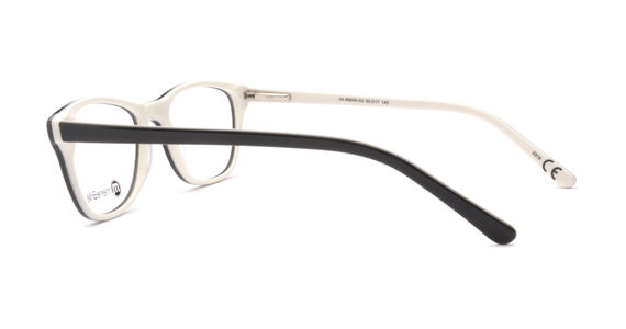 meineBrille 04-69040-02, Schwarz/Creme seite - Ansicht 4