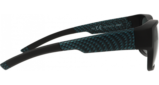 SunRay 06-00310-02 Überbrille,  Schwarz/Carbon, Blau matt - Ansicht 4