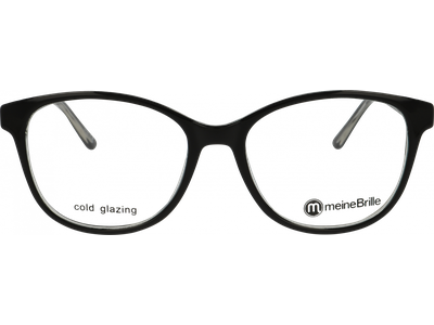 meineBrille 04-30090-02, Schwarz/Transparent - Ansicht 2