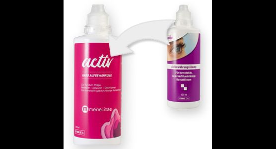 meineLinse activ hard Aufbewahrung 1x120ml - Ansicht 3