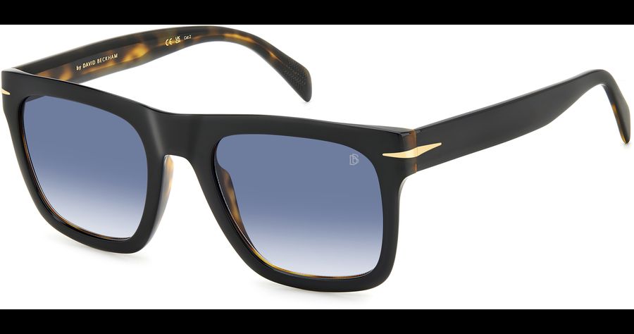 David Beckham Sonnenbrille Herren David Beckham DB 7000/S FLAT 56 Schwarz Ansicht 1