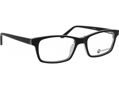 meineBrille 04-30080-02, Schwarz/Crystal - Ansicht 4