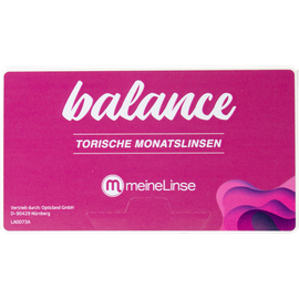 meineLinse balance torische Monatslinsen 3er
