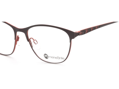 meineBrille 04-96020-01, Brombeere/Orange Matt nah - Ansicht 3