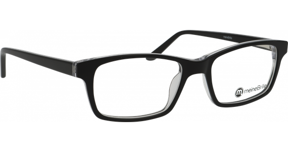 meineBrille 04-30080-02, Schwarz/Crystal - Ansicht 5