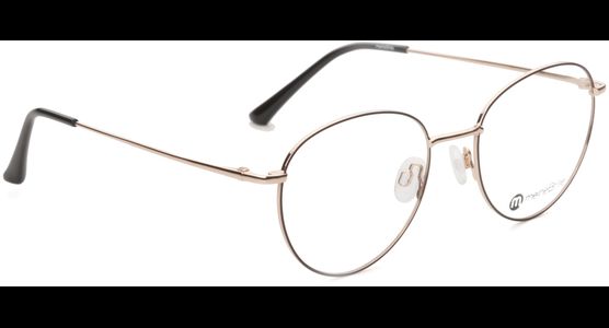 meineBrille 04-96090-02, Braun Matt/Gold Glänzend rechts - Ansicht 6