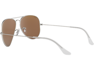 Ray-Ban Aviator Flash Lenses RB3025 019/Z2 Silber/Verspiegelt 58 - MEDIUM - Ansicht 4