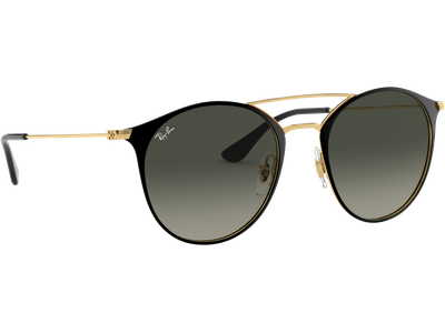 Ray-Ban RB3546 Glänzend Schwarz / Verlauf Grau 187/71 52 - Ansicht 4