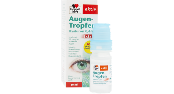Doppelherz Augentropfen Extra mit Hyaluron 0,4% - 10ml Flasche - Ansicht 2