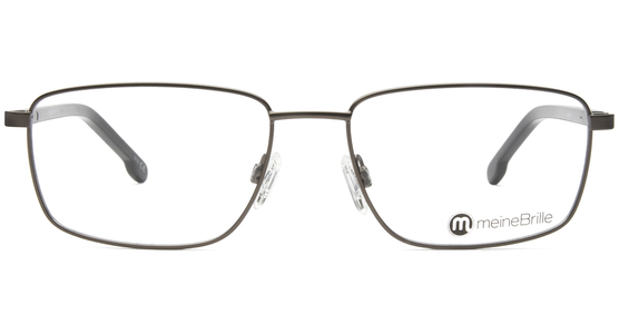 meineBrille 04-12050-01, Gun/Schwarz Front - Ansicht 3
