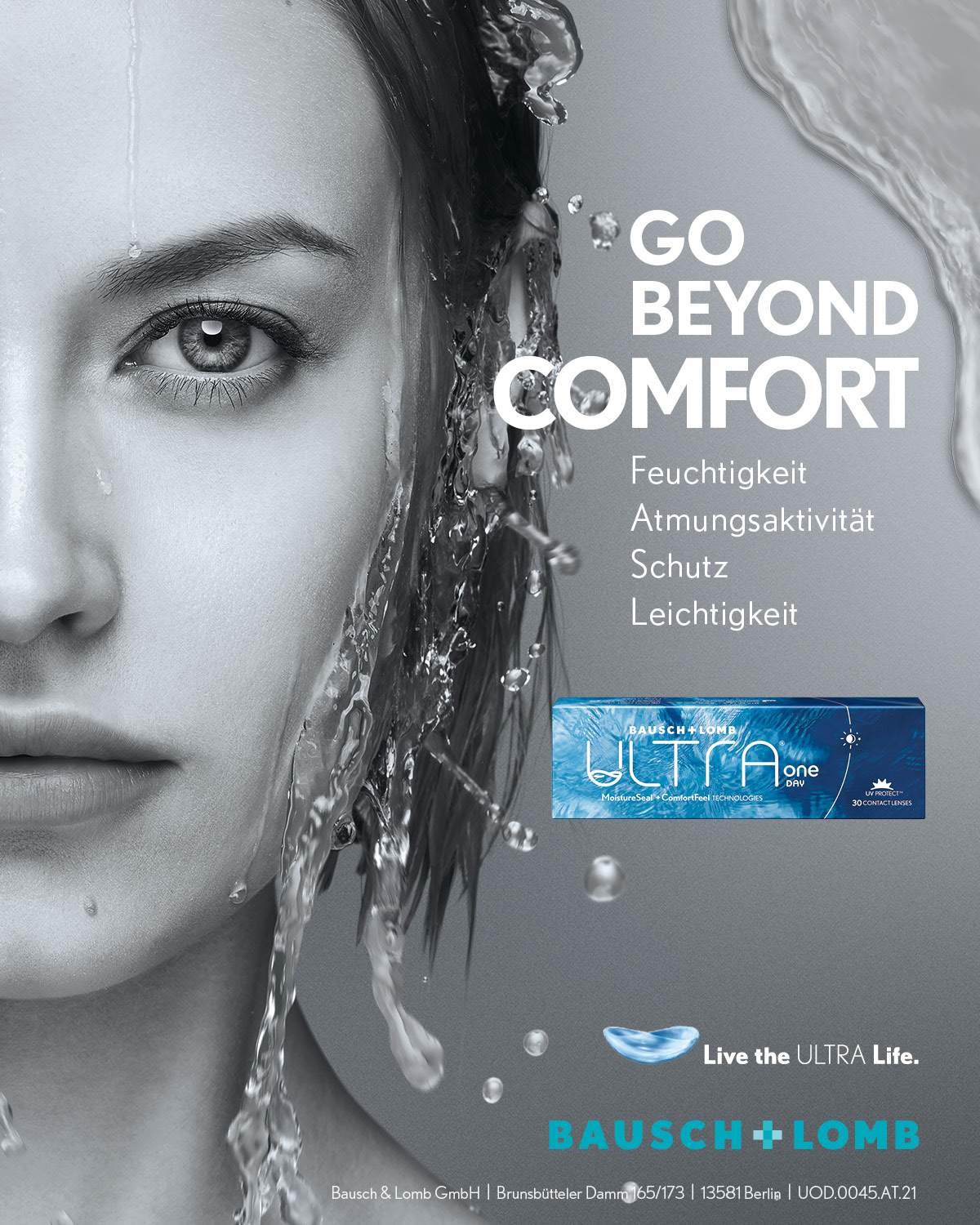 Bausch+Lomb ULTRA One Day - Go Beyond comfort and see every detail