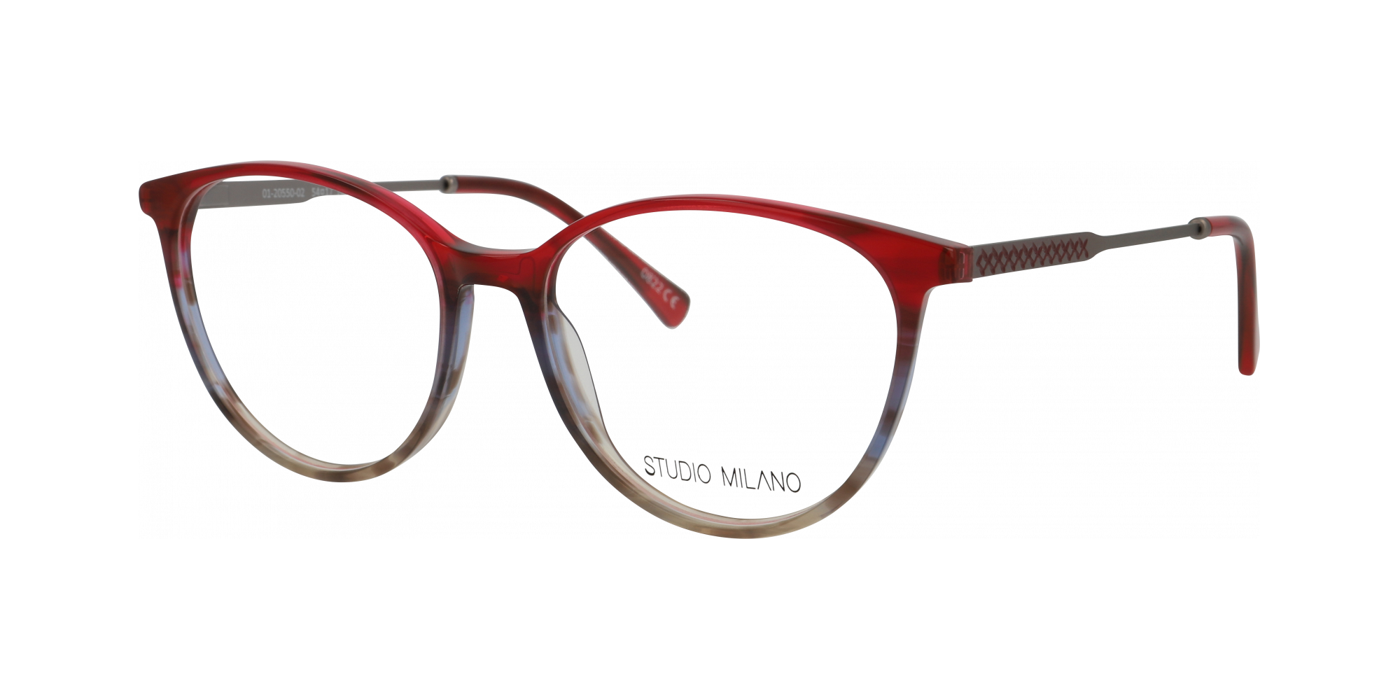 Studio Milano 01-20550-02 5417 rot/blau/beige-gun hell matt 