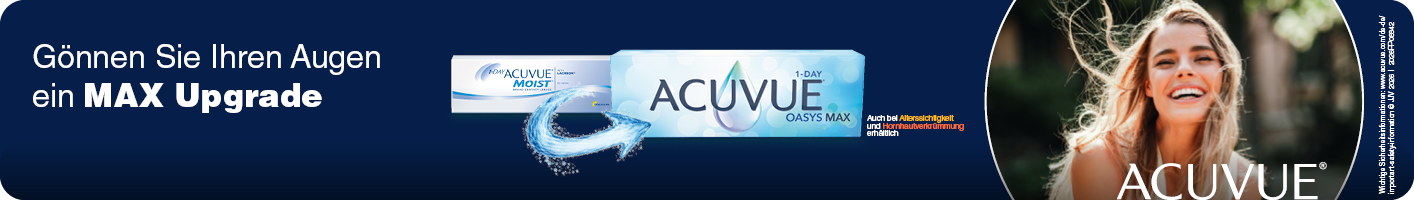 Entdecken Sie die Acuvue Oasys Max