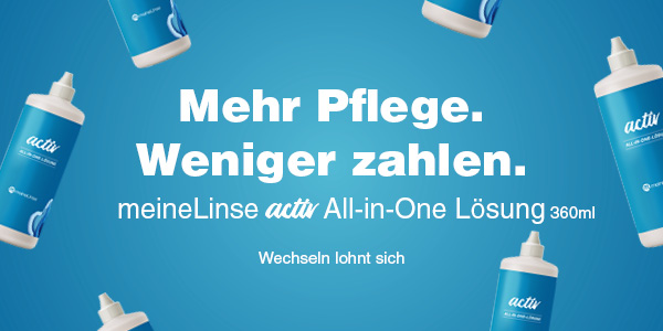 Mehr Inhalt, weniger zahlen mit der meineLinse activ All-in-One Lösung