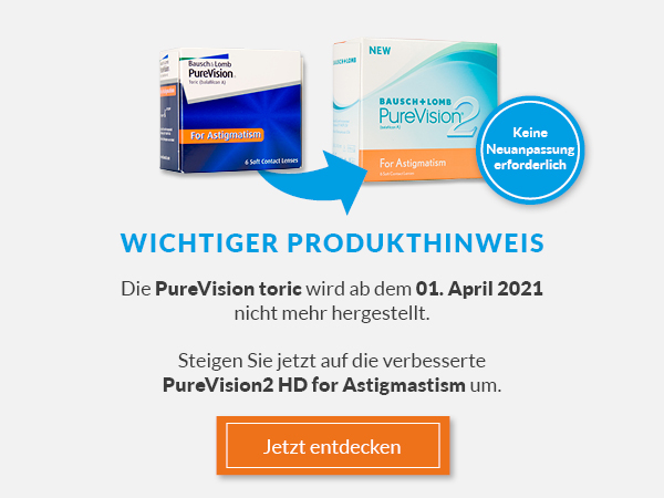 PureVision 2 HD for Astigmatism bei meineLinse
