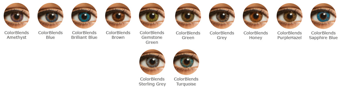 FreshLook ColorBlends Farbauswahl