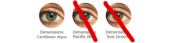 FreshLook Dimensions Farbauswahl