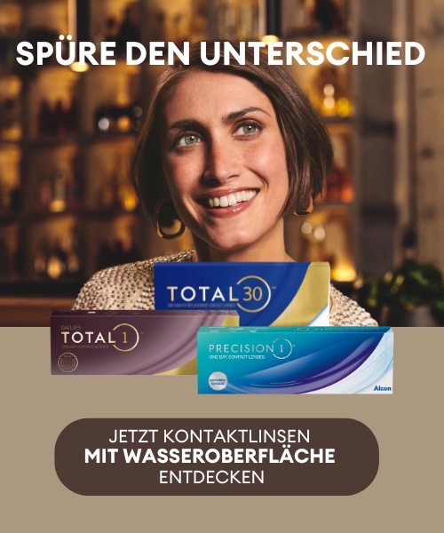 Spüre den Unterschied mit Kontaktlinsen mit Wasseroberfläche - Alcon Kontaktlinsen