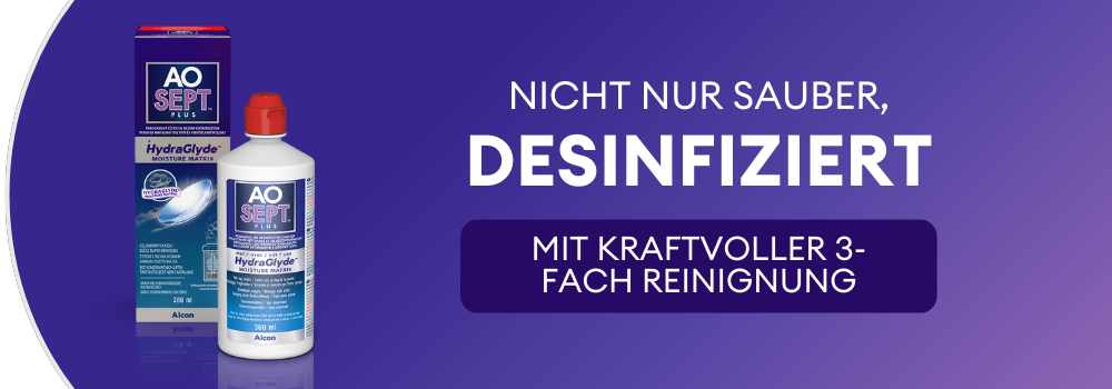 Nicht nur sauber, desinfiziert - Mit kraftvoller 3-fach Reinigung - AOSept 