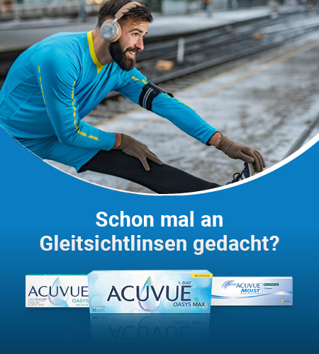 Schon mal an Gleitsichtkontaktlinsen gedacht? - Acuvue Kontaktlinsen