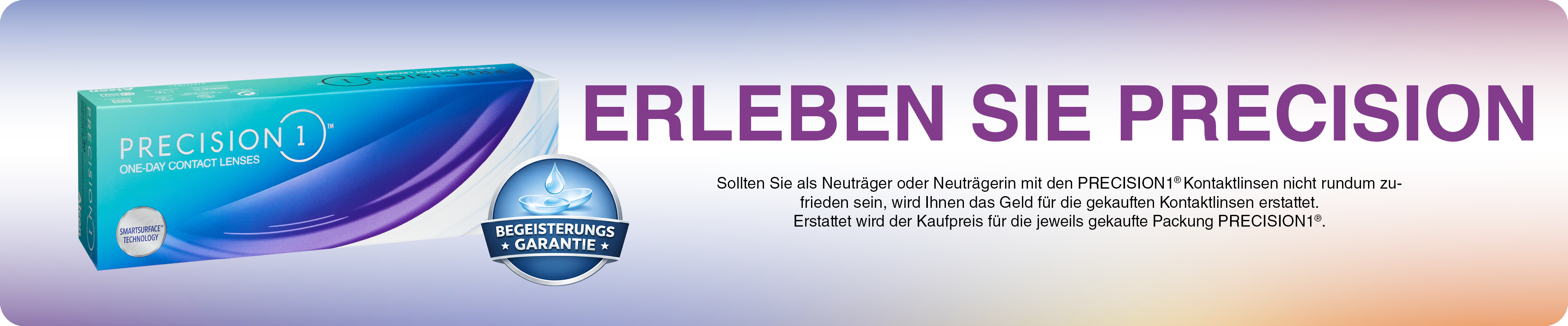 Erleben Sie Precision, mit der Precision1