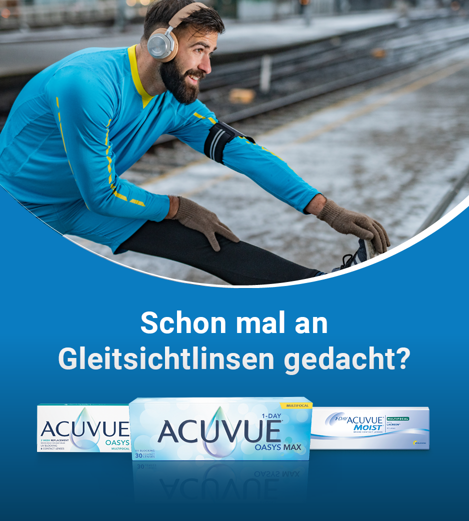 Schon mal an Gleitsichtlinsen gedacht? - Acuvue Kontaktlinsen