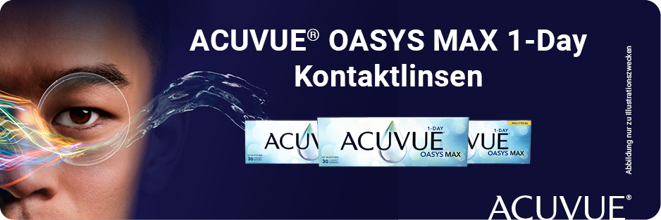 Acuvue Oasys Max 1-Day Kontaktlinsen bei meineLinse erleben