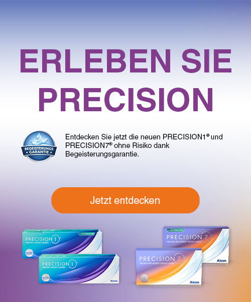 Erleben Sie Precision. Entdecken Sie jetzt die neuen PRECISION1&reg; und  PRECISION7&reg; ohne Risiko dank Begeisterungsgarantie.