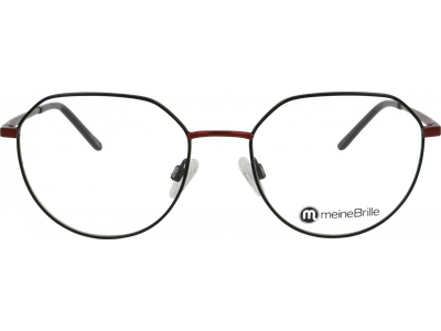 meineBrille Brille Unisex meineBrille 04-30050-01, Schwarz/Burgunder  Ansicht 2