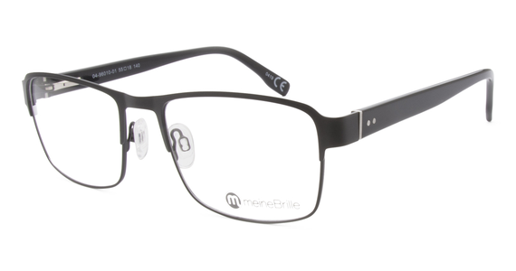 meineBrille 04-96010-01, Schwarz Matt links - Ansicht 2