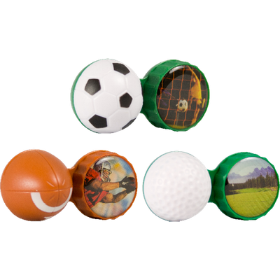  3D-Linsenbehälter Fussball Ansicht 2