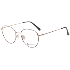 meineBrille 04-96090-02, Braun Matt/Gold Glänzend links