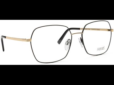 FRAIMS Brille Damen FRAIMS 03-15000-02 Dionne, Schwarz/Gold Ansicht 4