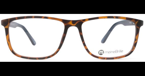 meineBrille 04-96060-02, Havanna/Petrolblau Matt front - Ansicht 3