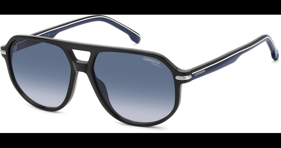 Carrera Sonnenbrille Herren Carrera CARRERA 375/S 59 Schwarz Ansicht 1
