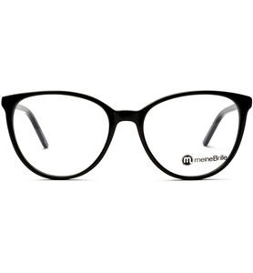 meineBrille 04-06000-01, Schwarz Front - Ansicht 3