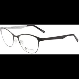 meineBrille 04-87010-01, Schwarz/Weiß Matt links