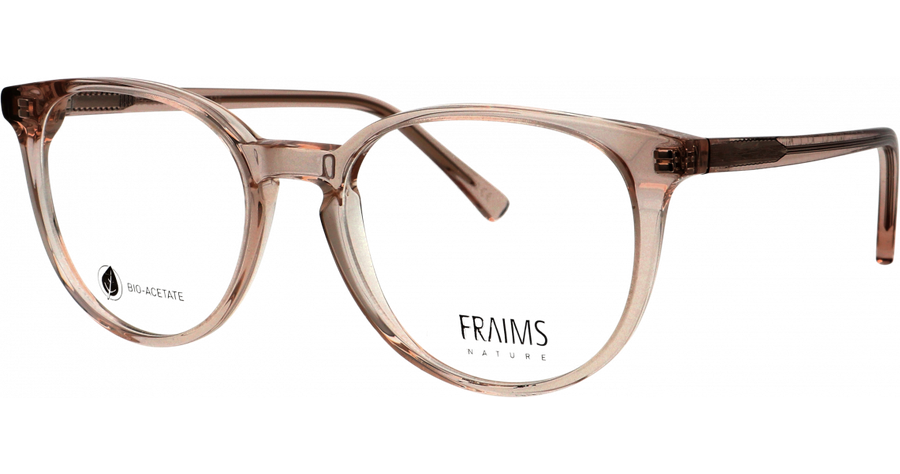 FRAIMS Brille Unisex FRAIMS NATURE 03-23010-02 Daisy, Beige transparent glänzend Ansicht 1