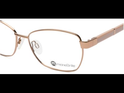 meineBrille 04-06020-02, Kupfergold/Altrosa Nah