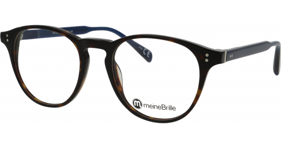 meineBrille 04-30070-02, Havanna/Dunkelblau - Ansicht 3